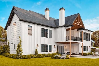 Modern Farmhouse House Plan #699-00404 Elevation Photo
