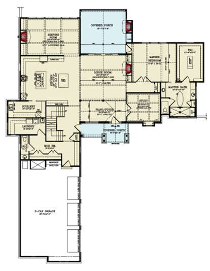 Main Floor  for House Plan #699-00404
