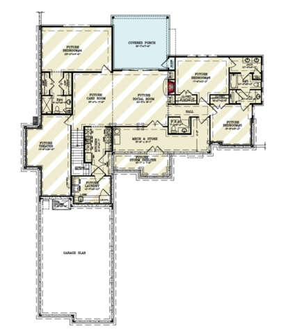 Basement for House Plan #699-00404