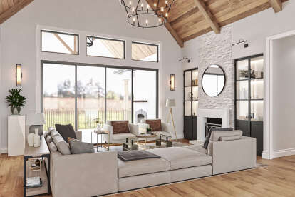 Modern Farmhouse House Plan #699-00404 Additional Photo