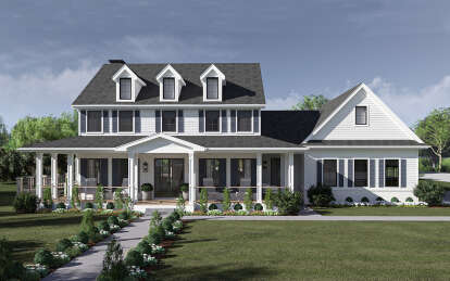 Modern Farmhouse House Plan #963-01132 Elevation Photo