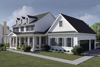 Modern Farmhouse House Plan #963-01132 Elevation Photo