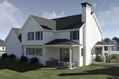 Modern Farmhouse House Plan #963-01132 Elevation Photo