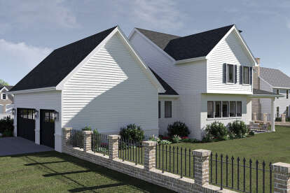 Modern Farmhouse House Plan #963-01132 Elevation Photo