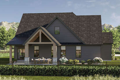 Modern Transitional House Plan #963-01133 Elevation Photo
