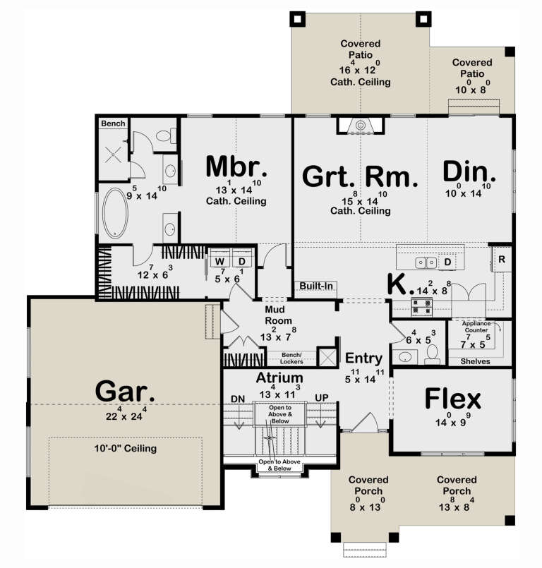 House Plan House Plan #32811 Drawing 1