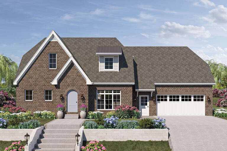 House Plan House Plan #32813 Front Elevation 