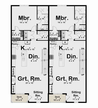 Main Floor for House Plan #963-01136