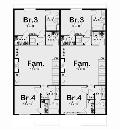 Third Floor for House Plan #963-01136
