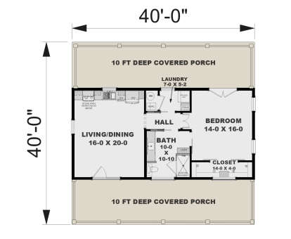 Main Floor  for House Plan #1776-00154