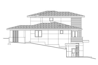Contemporary House Plan #035-01137 Elevation Photo