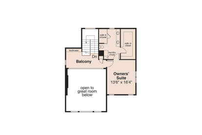 Second Floor for House Plan #035-01137