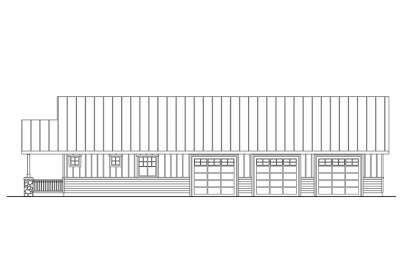 Craftsman House Plan #035-01138 Elevation Photo