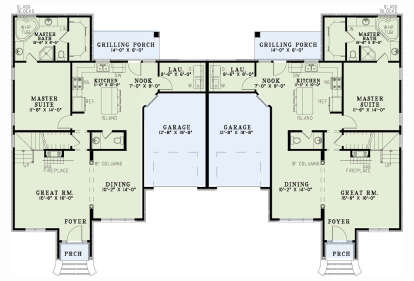Main Floor  for House Plan #110-01131
