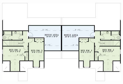 Second Floor for House Plan #110-01131