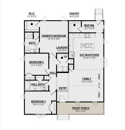 Main Floor  for House Plan #6261-00075