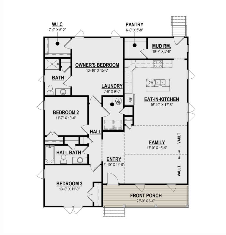 House Plan House Plan #32820 Drawing 1