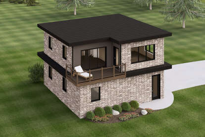 Modern House Plan #5032-00342 Elevation Photo