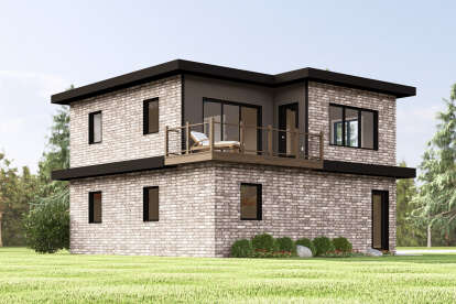 Modern House Plan #5032-00342 Elevation Photo