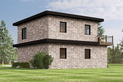 Modern House Plan #5032-00342 Elevation Photo