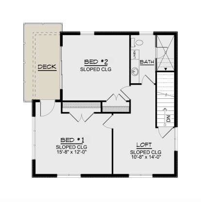 Second Floor for House Plan #5032-00342
