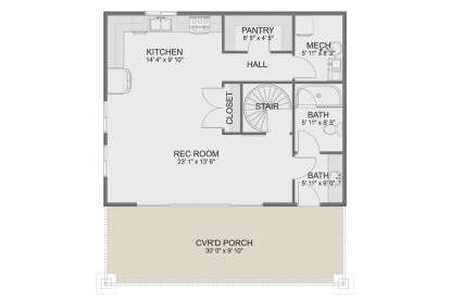 Main Floor  for House Plan #2802-00380