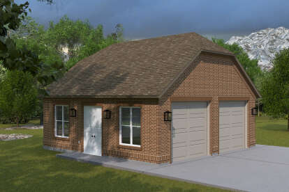 Traditional House Plan #2802-00383 Elevation Photo