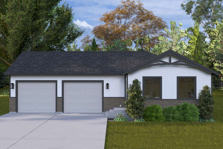 House Plan House Plan #32827 Front Elevation 