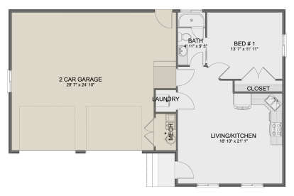 Main Floor  for House Plan #2802-00384