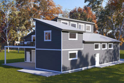 Contemporary House Plan #2802-00385 Elevation Photo