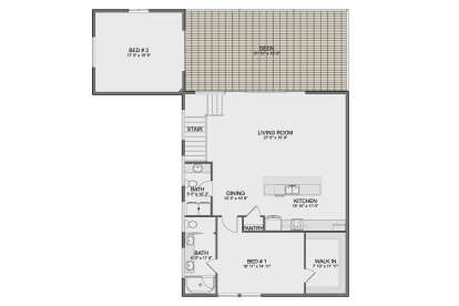 Second Floor for House Plan #2802-00385