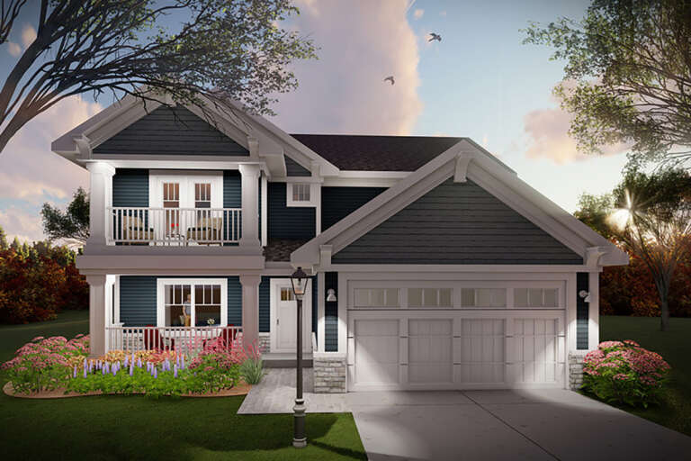 House Plan House Plan #32830 Front Elevation 