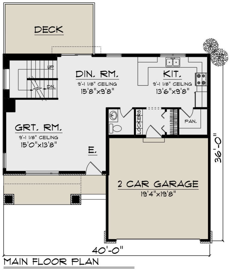 House Plan House Plan #32830 Drawing 1