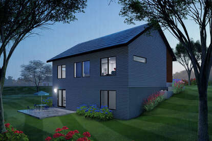 Contemporary House Plan #1020-00370 Elevation Photo
