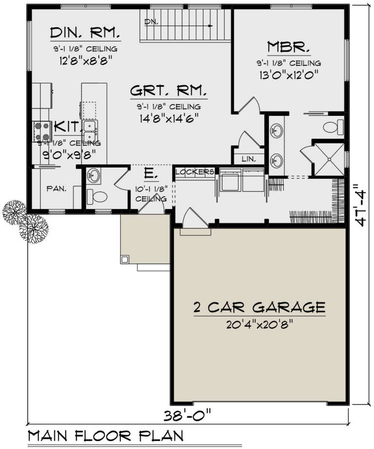 House Plan House Plan #32833 Drawing 1