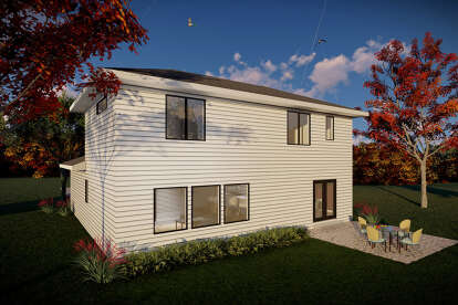 Modern House Plan #1020-00375 Elevation Photo