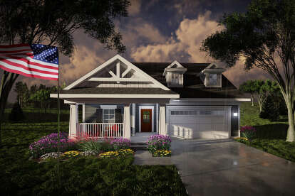 Craftsman House Plan #1020-00377 Elevation Photo