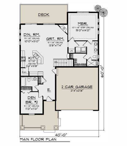 Main Floor  for House Plan #1020-00377