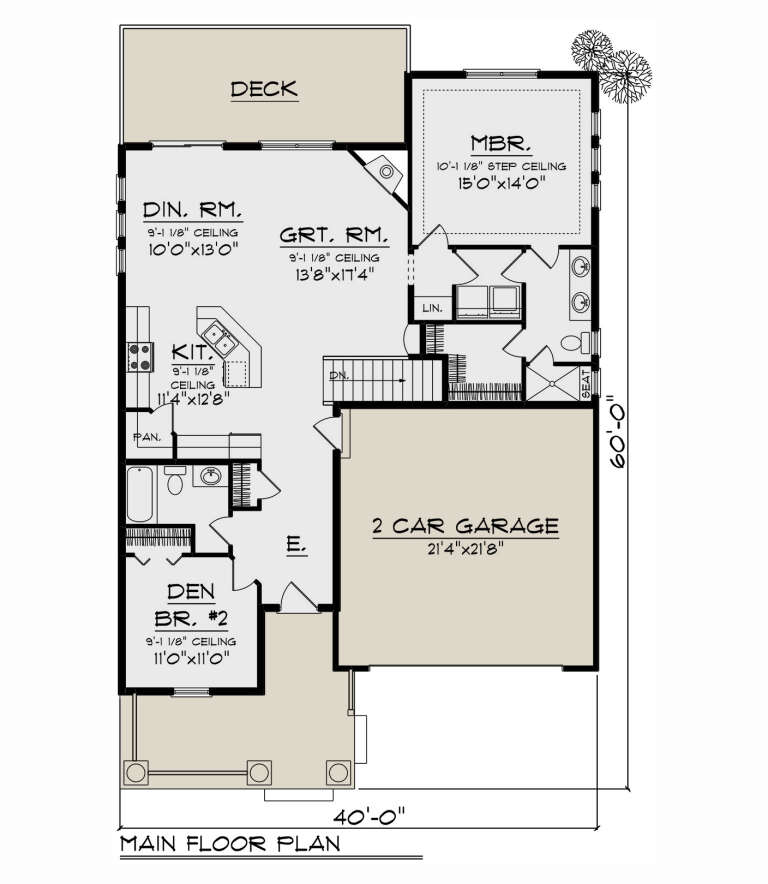 House Plan House Plan #32839 Drawing 1