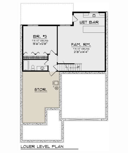 Basement for House Plan #1020-00377