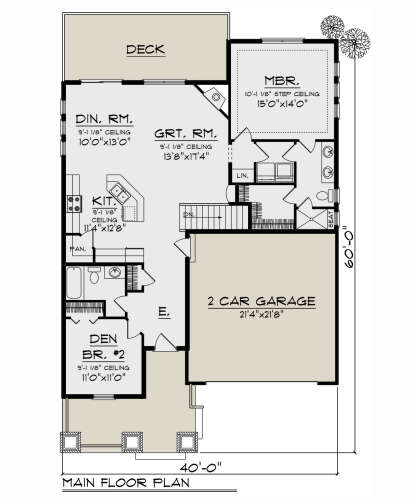Main Floor  for House Plan #1020-00379