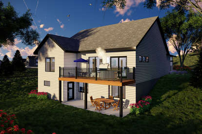 Contemporary House Plan #1020-00381 Elevation Photo