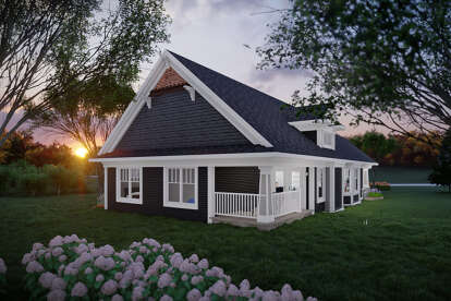 Craftsman House Plan #1020-00384 Elevation Photo