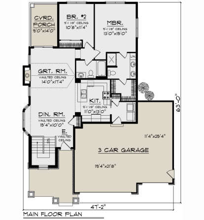 Main Floor  for House Plan #1020-00385