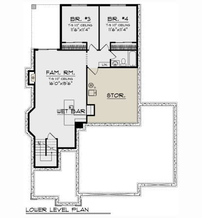 Basement for House Plan #1020-00387