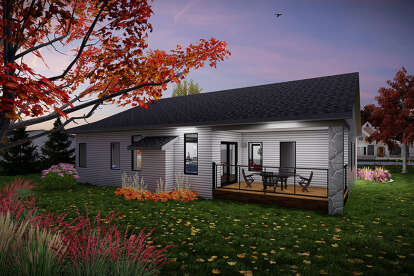 Contemporary House Plan #1020-00388 Elevation Photo