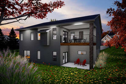 Contemporary House Plan #1020-00389 Elevation Photo