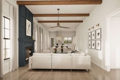 Modern Farmhouse House Plan #009-00439 Additional Photo
