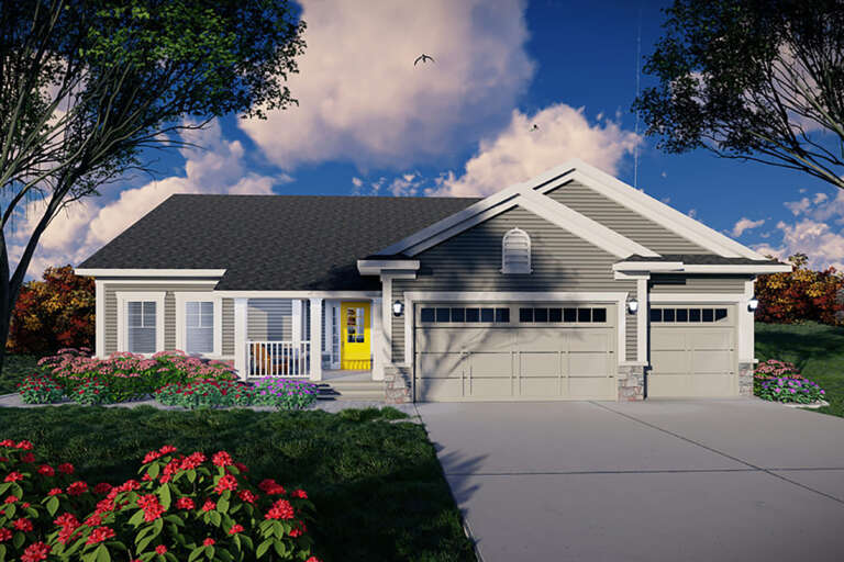 House Plan House Plan #32854 Front Elevation 