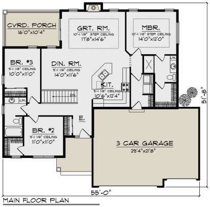 Main Floor  for House Plan #1020-00393